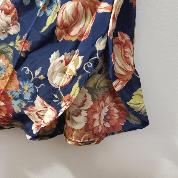 Vintage Victoria's Secret Gold Label Floral Print Slip Dress - Size M - Picture 5 of 7